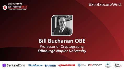 Scot Secure West Summit Bill Buchanan Obe Youtube