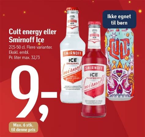 Smirnoff Ice Rtd Cider Tilbud Hos F Tex