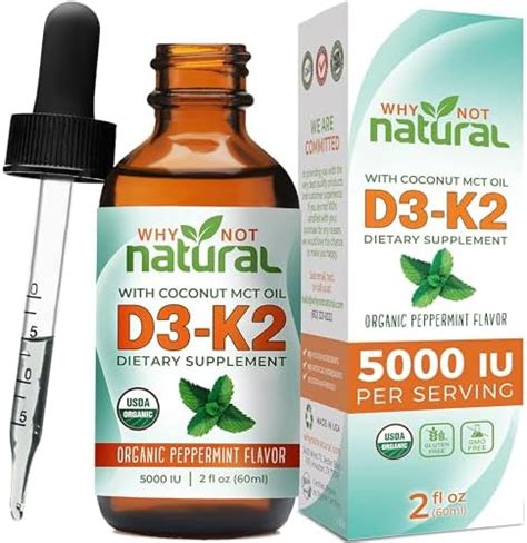 Amazon Max Absorption Vitamin D K Mk Liquid Drops With