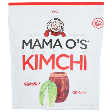 Mama O S Premium Kimchi Pouch Oz Delivery Or Pickup Near Me