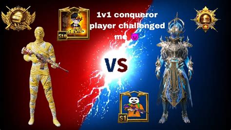 Conqueror Player Vs Me Conqueror Player Challenged Me Bgmi