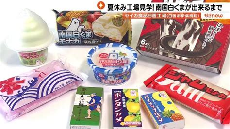 8月7日（月）夏休みの工場見学！セイカ食品南国白くまができるまで かごnew Kts鹿児島テレビ