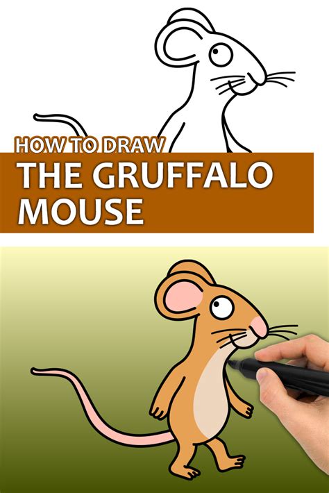 How To Draw The Gruffalo Mouse Easy Drawing Tutorial – NBKomputer