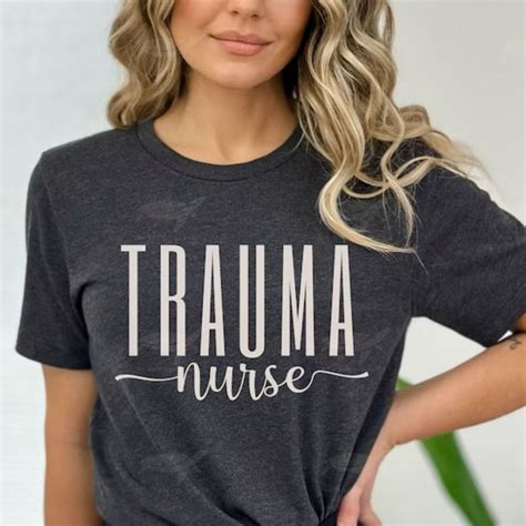 Trauma Icu Team Shirt Etsy