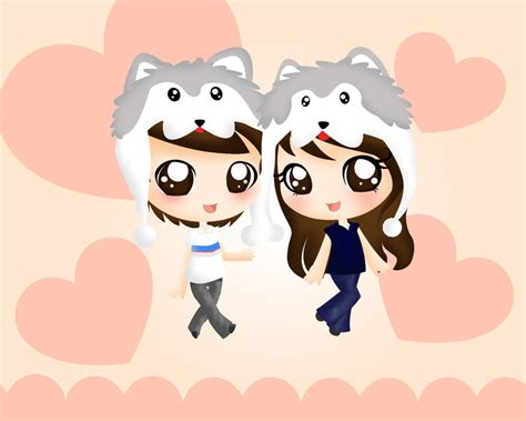 cute chibi couple by zerlincute on DeviantArt