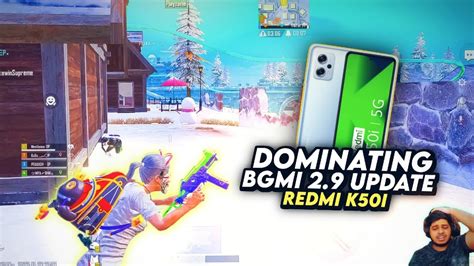 DOMINATING BGMI 2 9 UPDATE ON REDMI K50I PUBG BGMI SMOOTH 90FPS