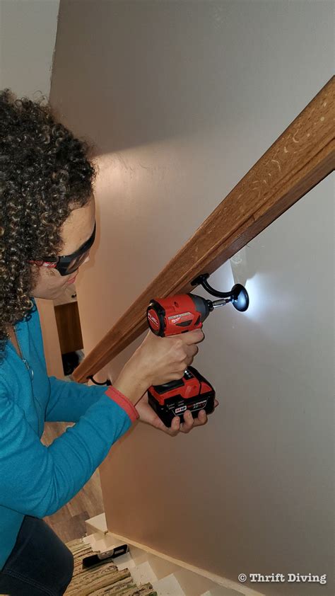 how to install a handrail on stairs