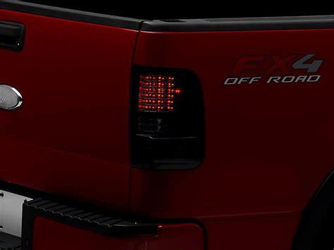 F 150 Led Tail Lights Black Smoked 04 08 F 150 Styleside