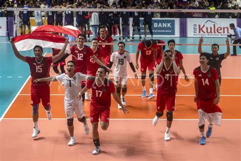 Timnas Voli Putra Indonesia Raih Emas Sea Games Antara Foto