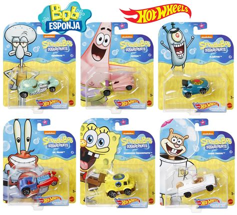 Carrinhos Bob Esponja Cal A Quadrada Hot Wheels Blog De Brinquedo