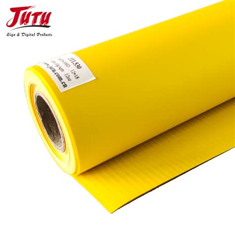 Jutu UV Stabilized Hot Melt Coating Knife Technology PVC Coated