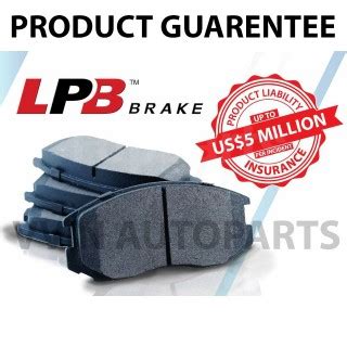 Front Brake Pad Toyota Vios NCP93 E J Perodua Alza 14 21 LPB F13270