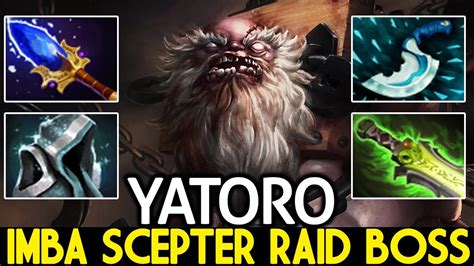 YATORO Pudge Power Of Butcher Carry Scepter Raid Boss Dota 2 YouTube