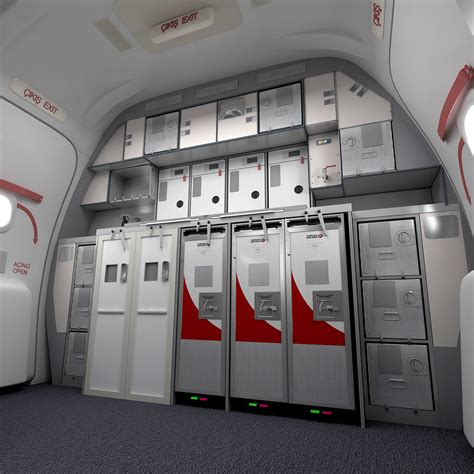 Boeing 737 Interior With Galley 3d Model Cgtrader