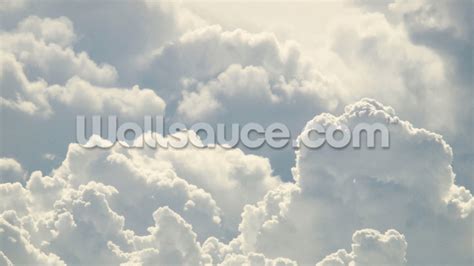 Download White Clouds Wallpaper Mural - WallpaperTip