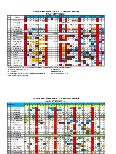 Jadwal Piket Pdf