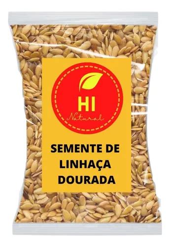 Semente De Linhaça Dourada 1 Kg Hi Natural MercadoLivre