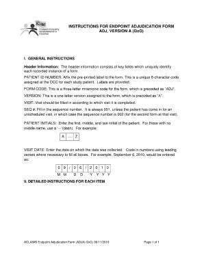 Fillable Online Cscc Unc Instructions For Endpoint Adjudication Form