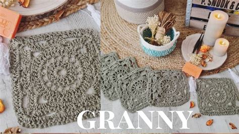 C Mo Hacer Un Granny Square A Crochet Paso A Paso Youtube