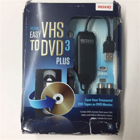 Roxio VHS To DVD 3 Plus Coverter Kit New In Box EBay