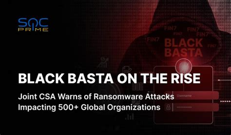 Black Basta Activity Detection FBI CISA Partners Warn Of Increasing