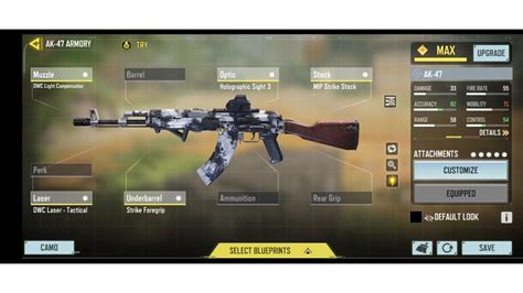 AK 47 Gunsmith Loadout Best Loadout For AK 47 Cod Mobile Call Of