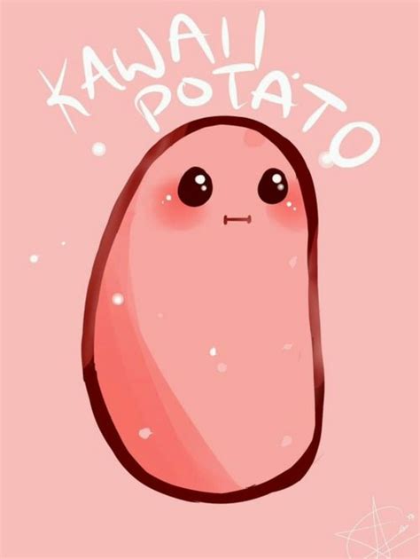 Pin By Ashley Volkert On All The Kawaii Kawaii Potato Cute Potato