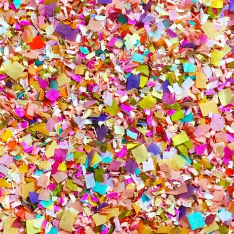 Bright Floral Confetti Mix Biodegradable Multicoloured Etsy