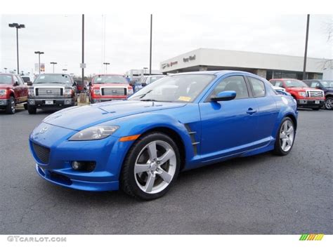 Winning Blue Metallic 2004 Mazda Rx 8 Standard Rx 8 Model Exterior