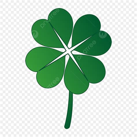 Four Leaf Clover Vector Hd Images Heart Shaped Leaf Four Leaf Clover