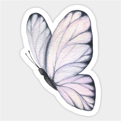 Watercolor Butterfly Sticker Custom Stickers