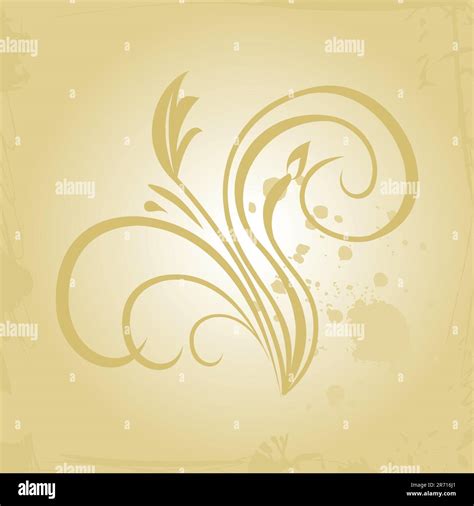 Illustration Of Vintage Grunge Template Vector Stock Vector Image