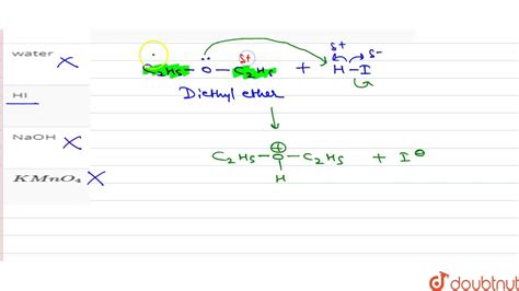 Diethyl Ether Can Be Decomposed By Heating With `` Youtube