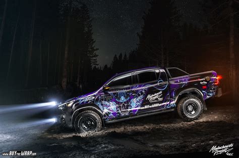 Projekt Oklejenia Toyota Hilux Samurai Warrior Ma Achowski Projekt