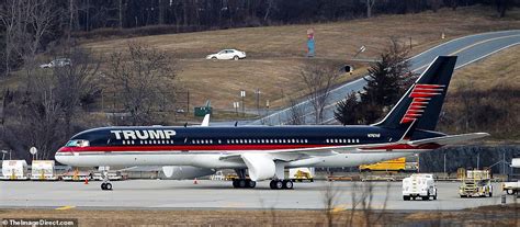 Trump S Gold Plated Private 757 Sits Corroding And Missing Parts Of An