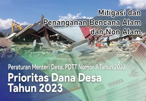 Putatgede Dana Desa 2023 Untuk Mitigasi Dan Penanganan Bencana Alam