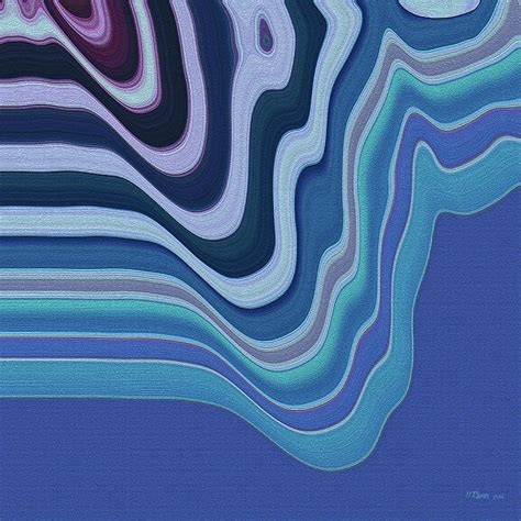 Purple Wave Painting by Bamalam Art - Fine Art America