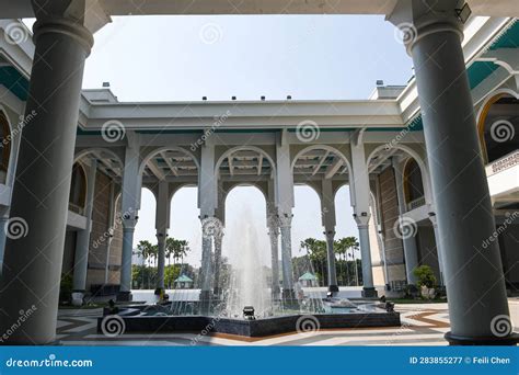 Internal Of Al Akbar Mosque In Surabaya Java Indonesia Stock Image