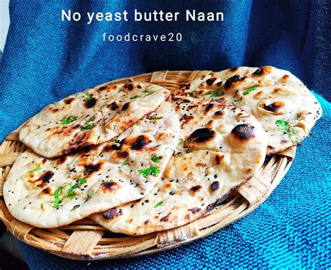 Butter Naan No Yeast Whole Wheat Naan Naan In 2020 Naan Homemade