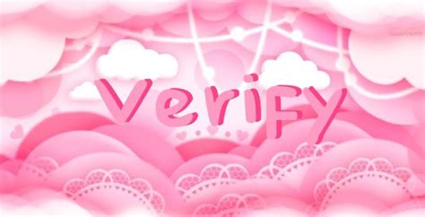 Verify discord banner🎀 | Pink bg, Pink wallpaper heart, Cute headers for twitter