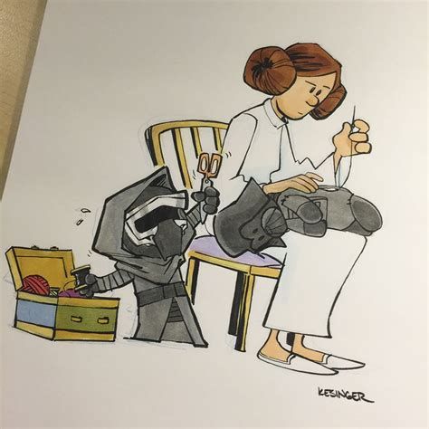 Disney Illustrator Combines Star Wars And Calvin And Hobbes And The