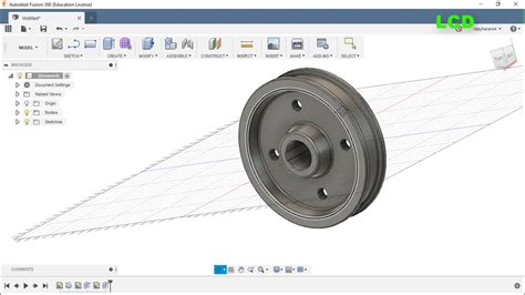 Fusion 360 Wheel Tutorial YouTube