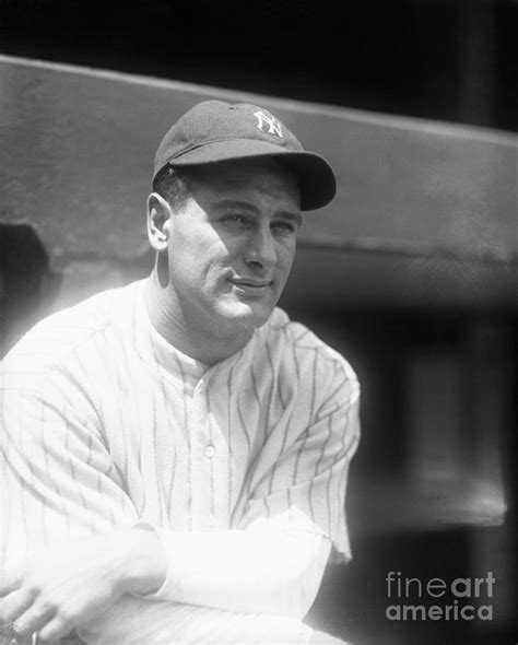 Baseball Player Lou Gehrig Photograph by Bettmann - Pixels