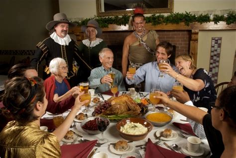 First pilgrims eat thanksgiving - Oddetorium