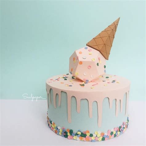 Lets Make Paper Desserts🍦 Papericecream Papercrafts Paperart