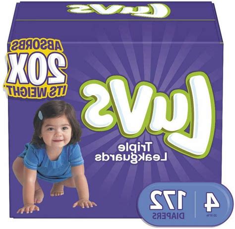 Luvs Diapers Size 4 172 Count Luvs