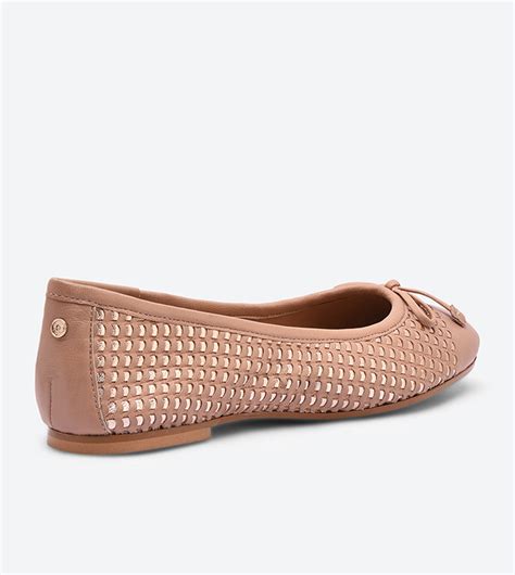 Buy Dune London Knot Detailed Woven Ballerinas Nude HENNAH In Nude ThStreet Qatar