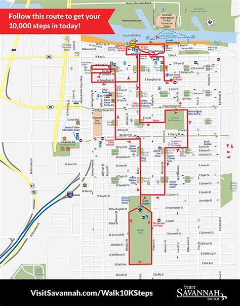 Map Of Downtown Savannah Ga - Maping Resources