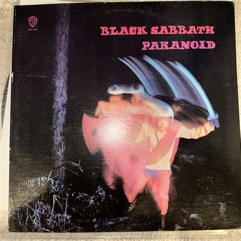 Black Sabbath Paranoid LP Second Press Warner Bros WS 1887 VG VG