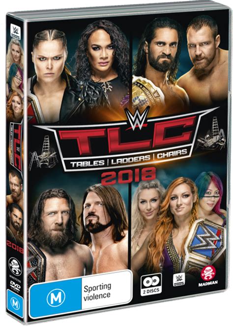 WWE TLC Tables Ladders Chairs 2018 DVD Madman Entertainment